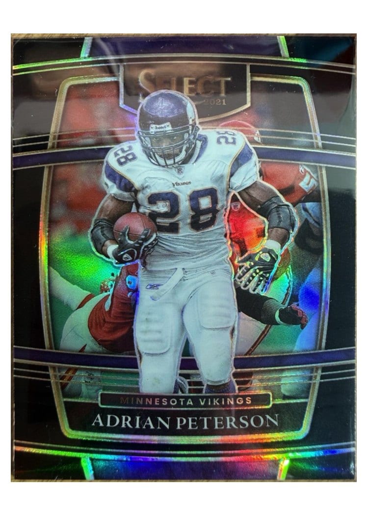 2021 Panini Select Base Set Adrian Peterson #37 card