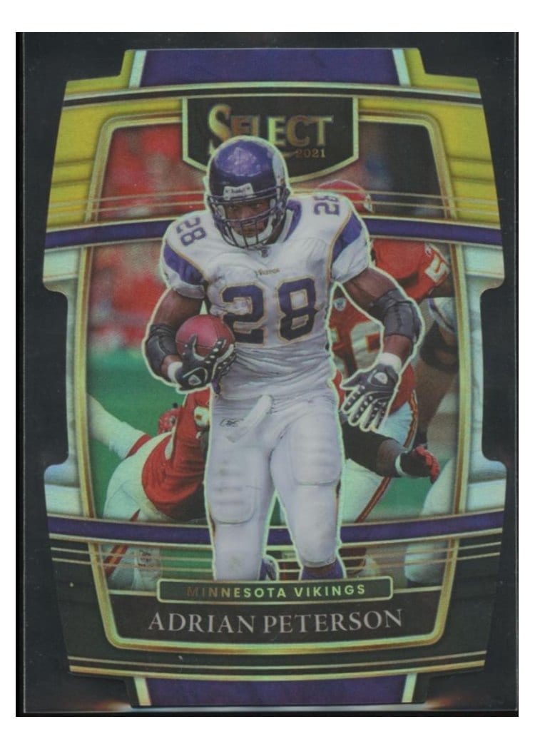 2021 Panini Select Base Set Adrian Peterson #37 card
