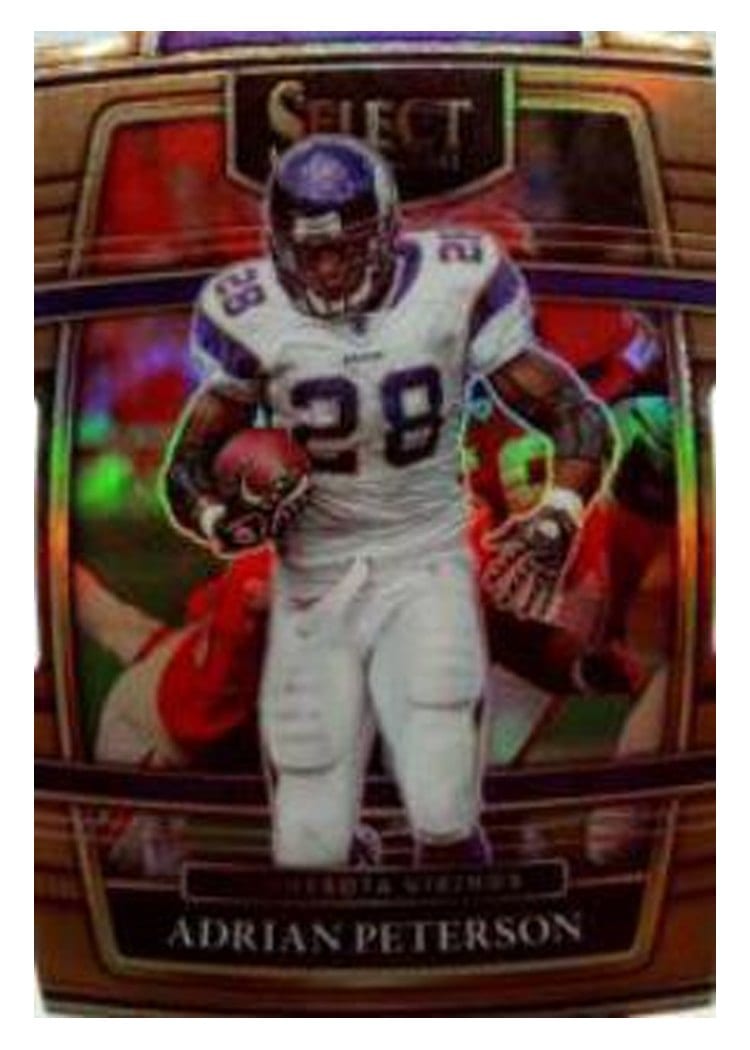 2021 Panini Select Base Set Adrian Peterson #37 card