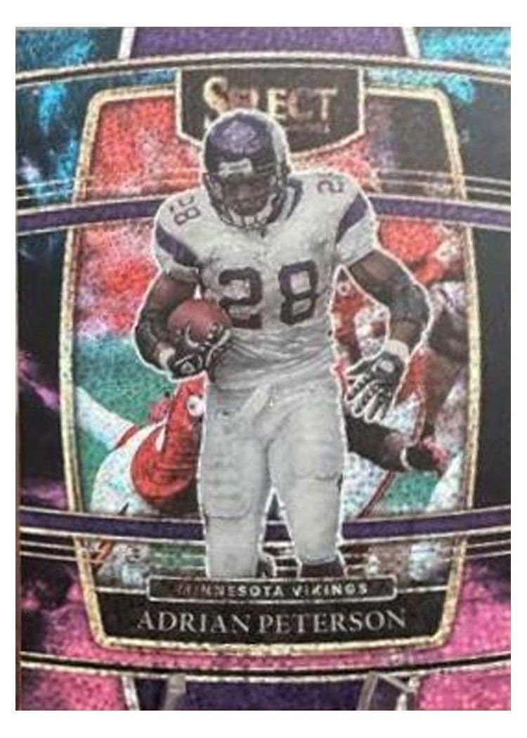 2021 Panini Select Base Set Adrian Peterson #37 card