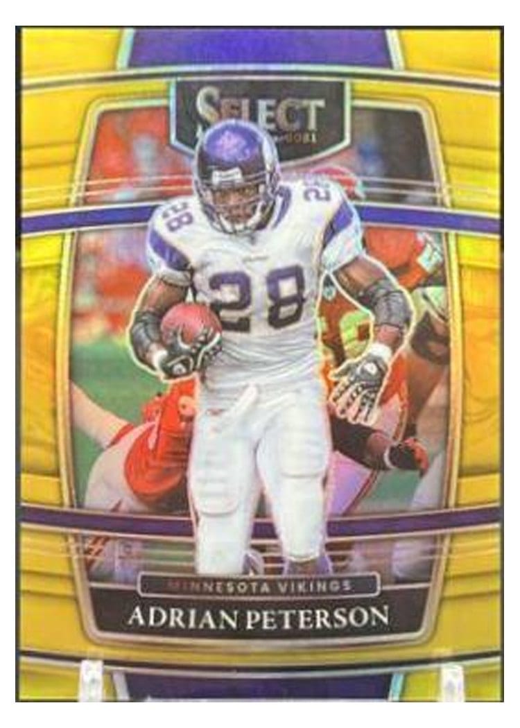 2021 Panini Select Base Set Adrian Peterson #37 card