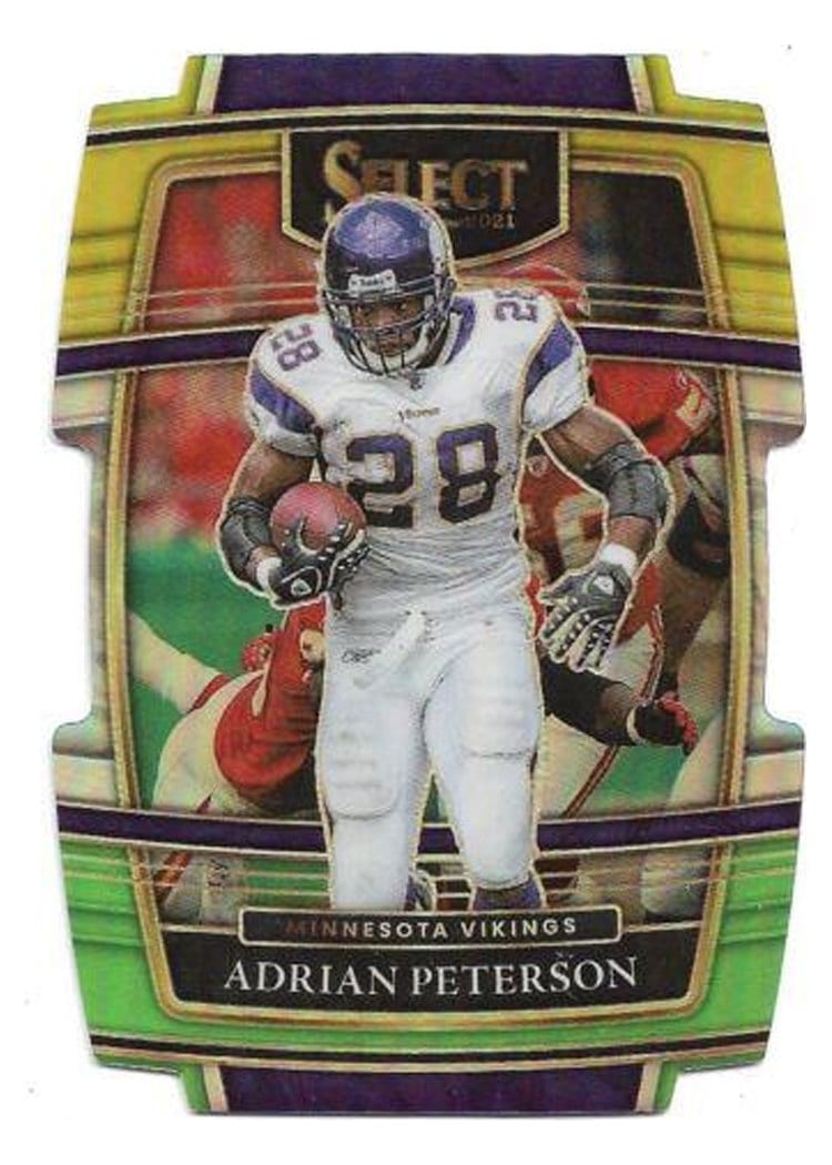 2021 Panini Select Base Set Adrian Peterson #37 card