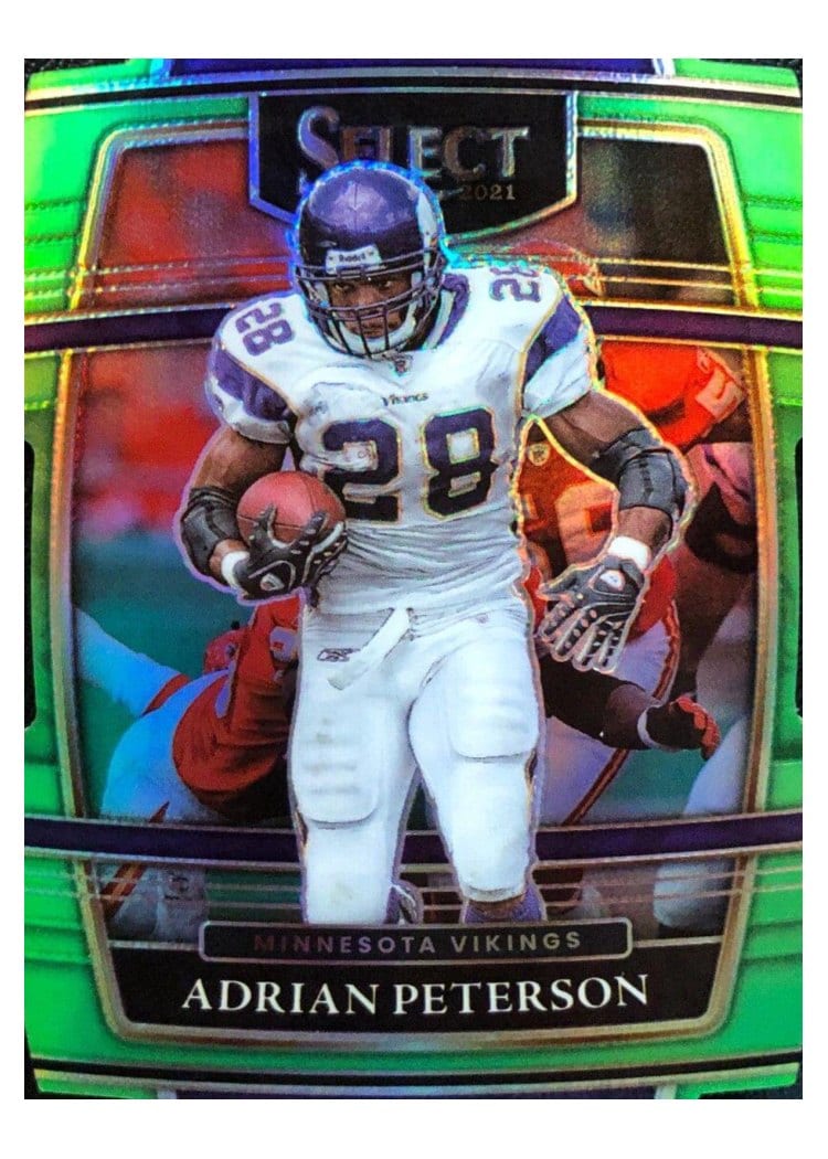 2021 Panini Select Base Set Adrian Peterson #37 card