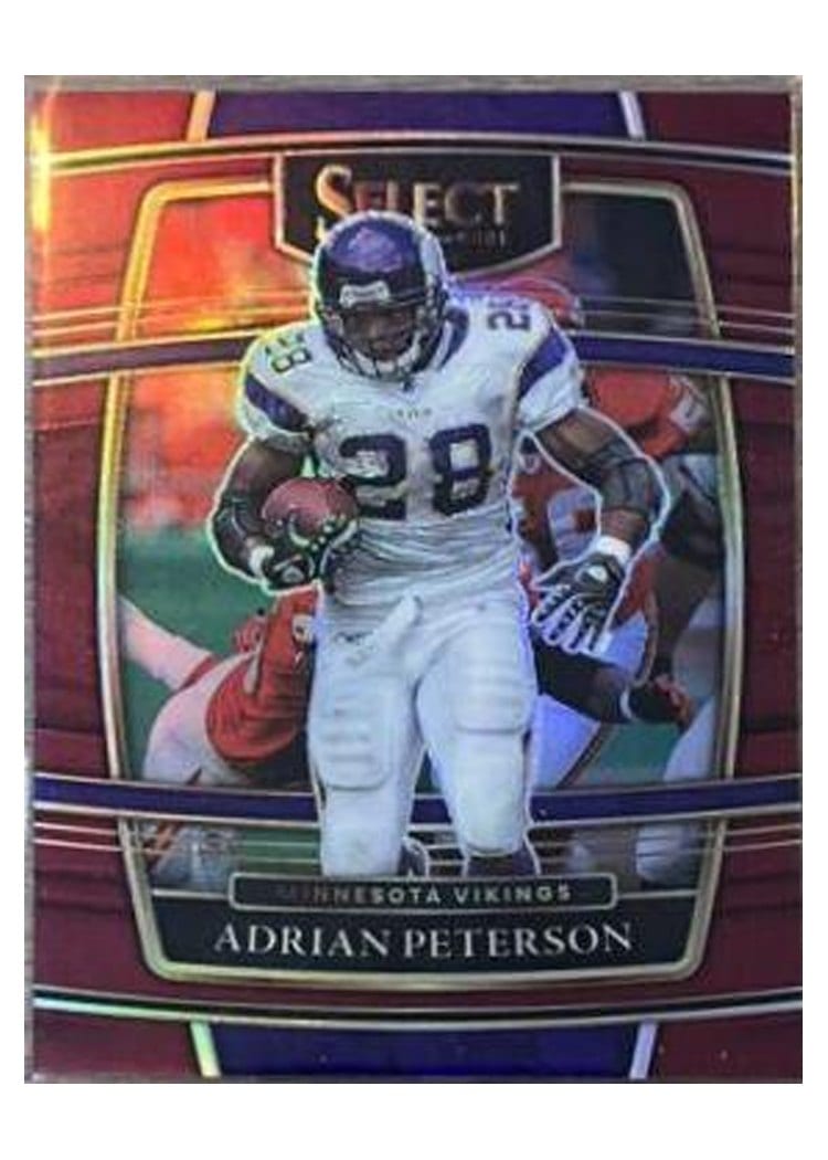 2021 Panini Select Base Set Adrian Peterson #37 card