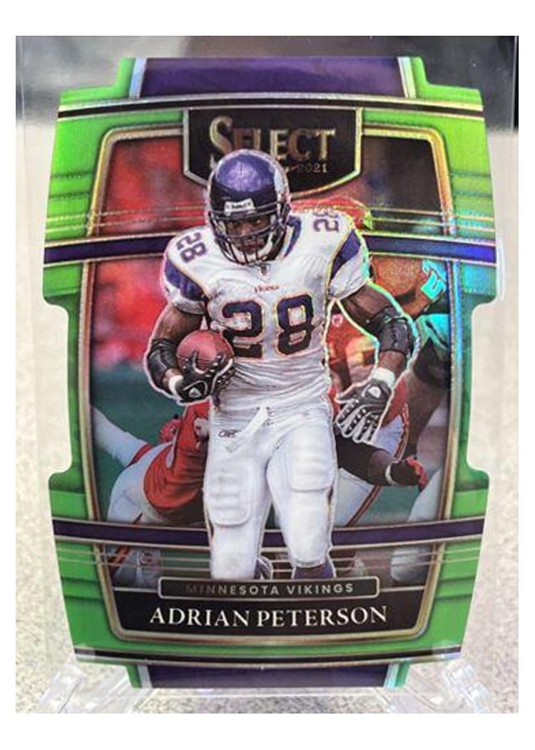 2021 Panini Select Base Set Adrian Peterson #37 card