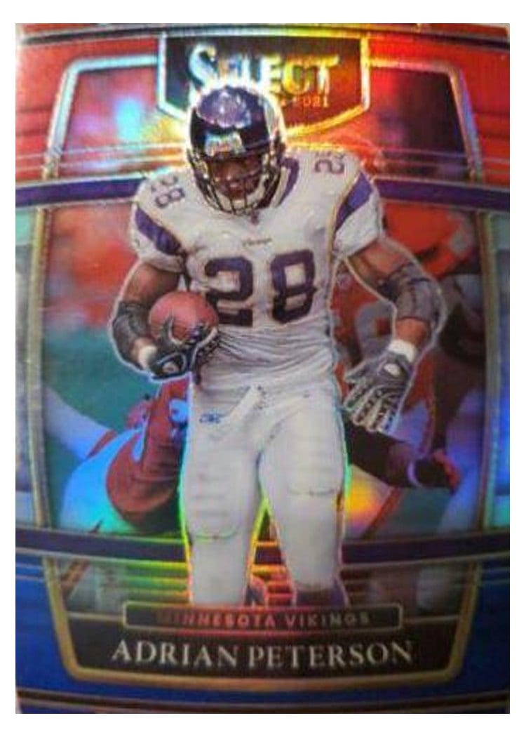 2021 Panini Select Base Set Adrian Peterson #37 card