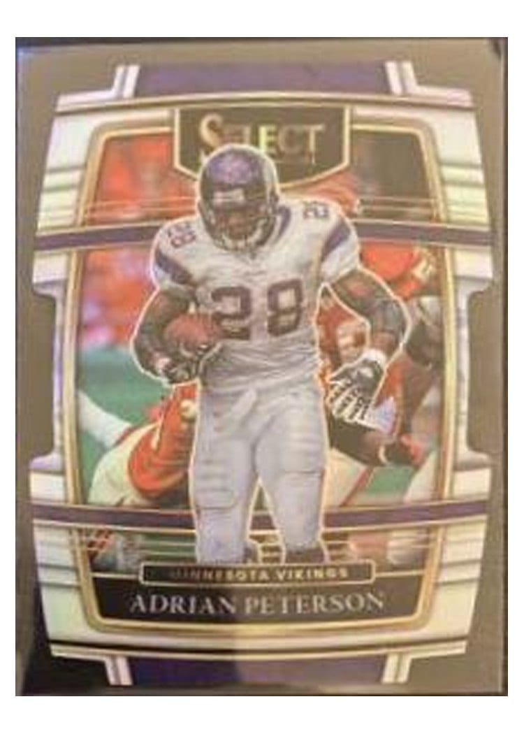 2021 Panini Select Base Set Adrian Peterson #37 card