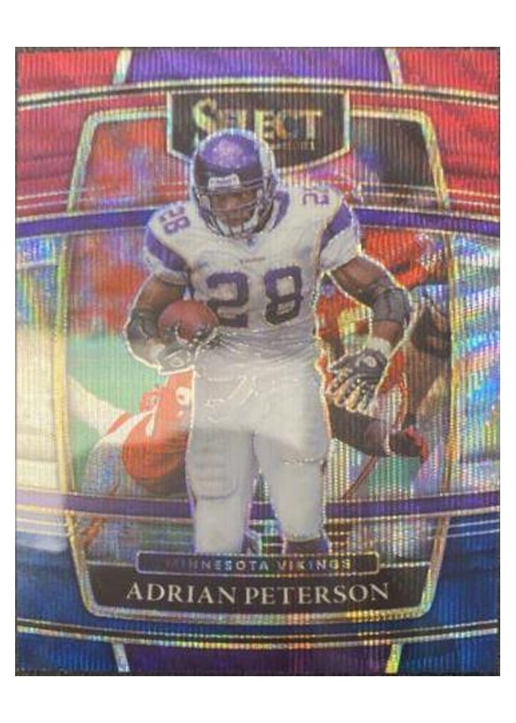 2021 Panini Select Base Set Adrian Peterson #37 card