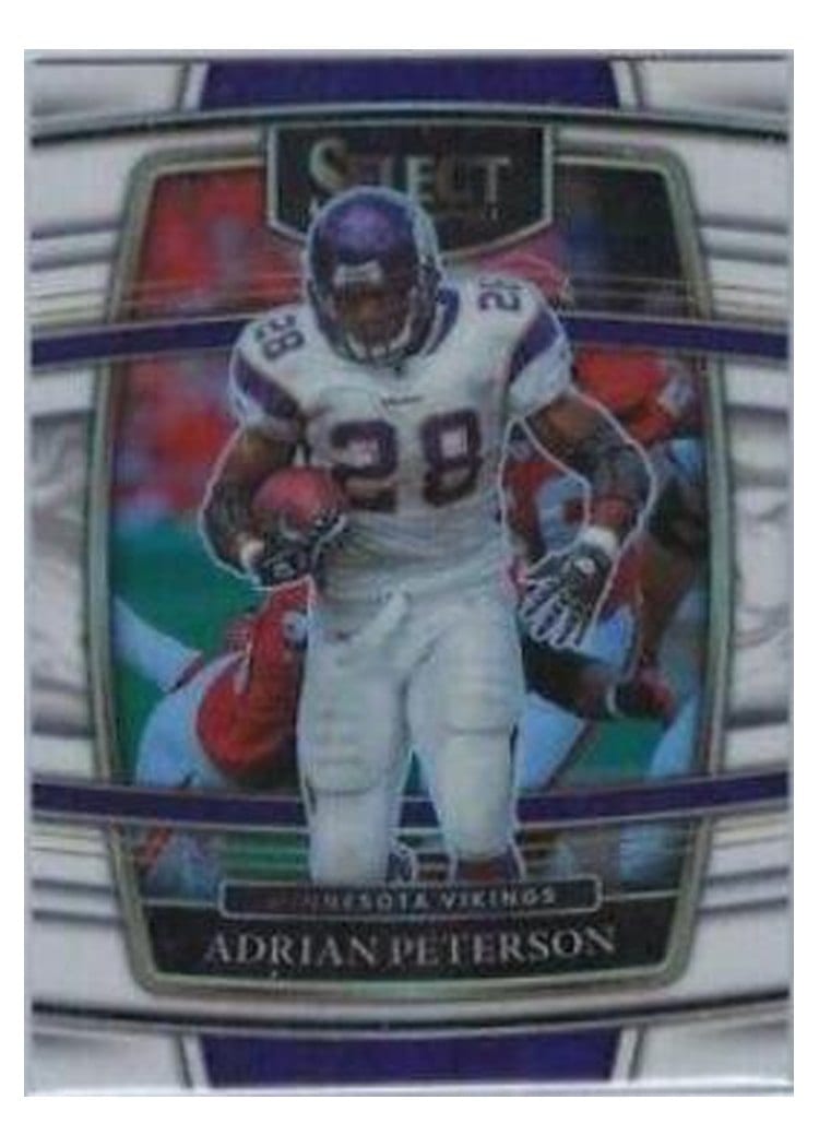 2021 Panini Select Base Set Adrian Peterson #37 card
