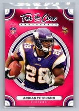 2024 Panini Photogenic For The Cure Adrian Peterson #FTC-APE card