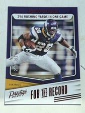 2024 Panini Prestige For the Record Adrian Peterson #FR-AP card