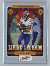 2024 Panini Prestige Living Legends Adrian Peterson #LL-APN card