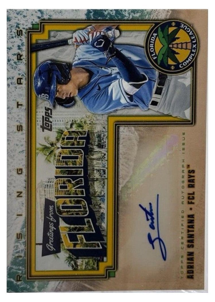 2024 Topps Pro Debut Complex League Rising Stars Autographs Adrian Santana #CLRSA-AS card