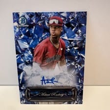 2024 Bowman Chrome Sapphire Edition Selections Autographs Adriel Radney #SSA-AR card