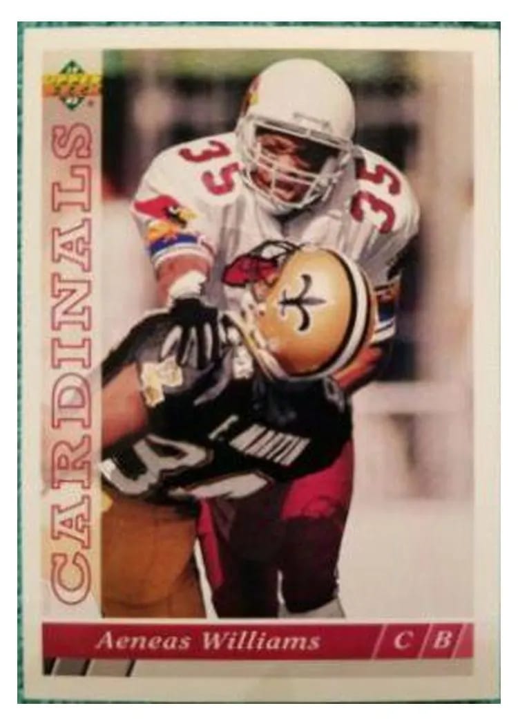 1993 Upper Deck Aeneas Williams #110 card