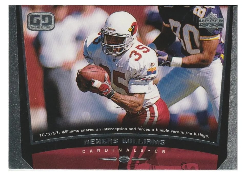 1998 Upper Deck Aeneas Williams #54 card