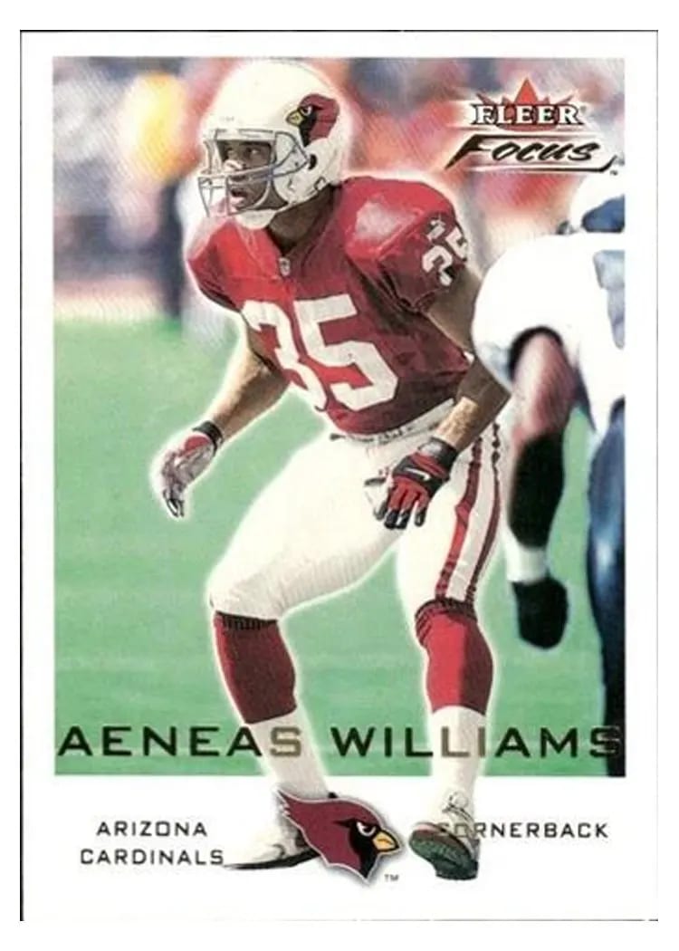 2000 Fleer Focus Aeneas Williams #29 card