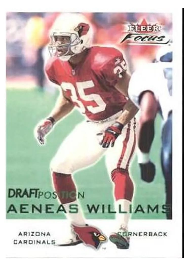2000 Fleer Focus Aeneas Williams #29 card