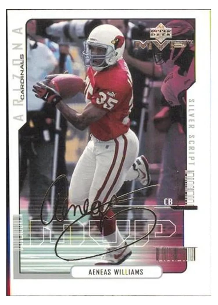 2000 Upper Deck MVP Aeneas Williams #6 card