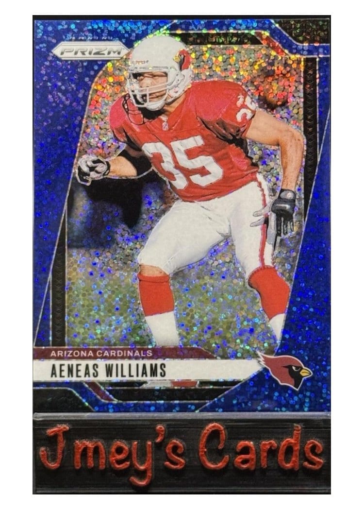 2024 Panini Prizm Base Set Aeneas Williams Blue Sparkle #7 card