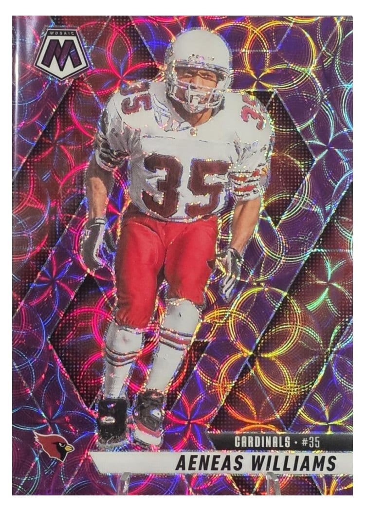 2025 Panini Mosaic Base Set Aeneas Williams Purple Scope #247 card