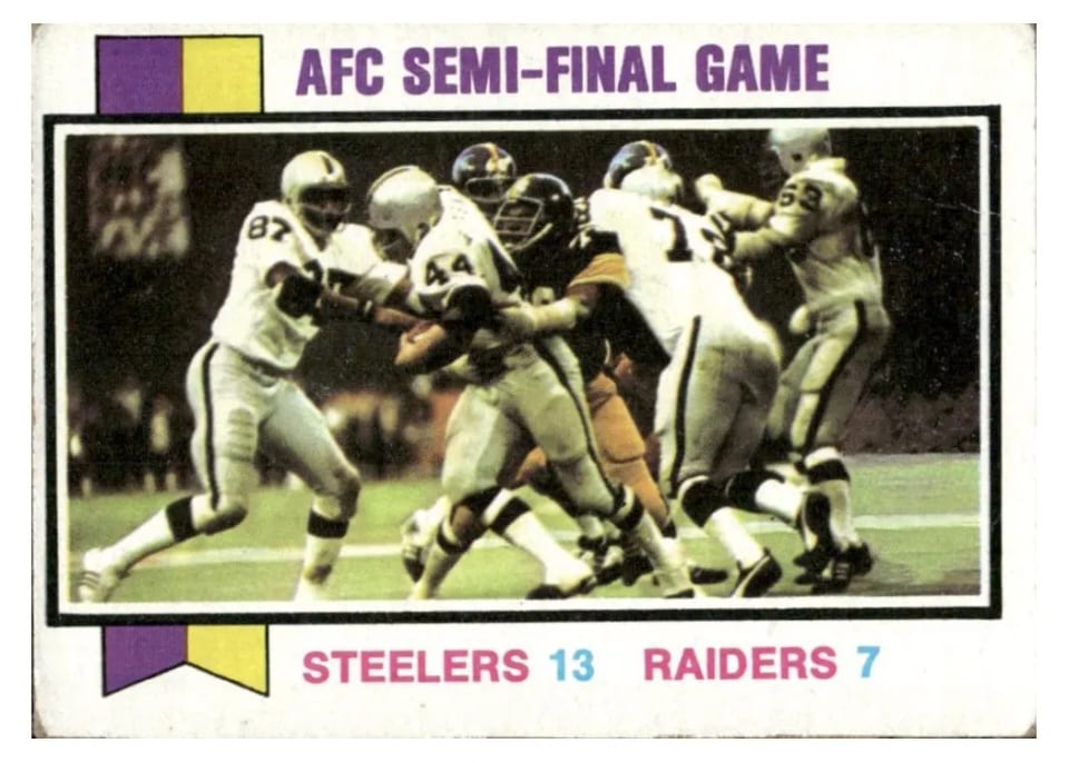 1973 Topps AFC Semi-Final #134 card