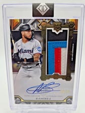 2025 Topps Transcendent Collection Rookie Showcase Patch Autographs Agustin Ramírez #RSPA-AR card