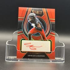 2022 Panini Select Draft Picks Rookie Signatures Ahmad Gardner #RS-AGA card