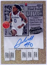 2024-25 Bowman University Chrome Final Exam Autographs Ahmad Nowell #FEA-ANO card