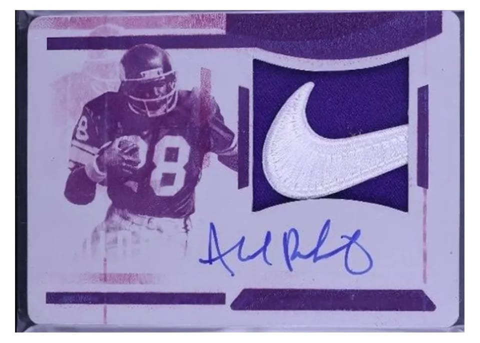 2024 Panini National Treasures Colossal Signature Ahmad Rashad #22 card