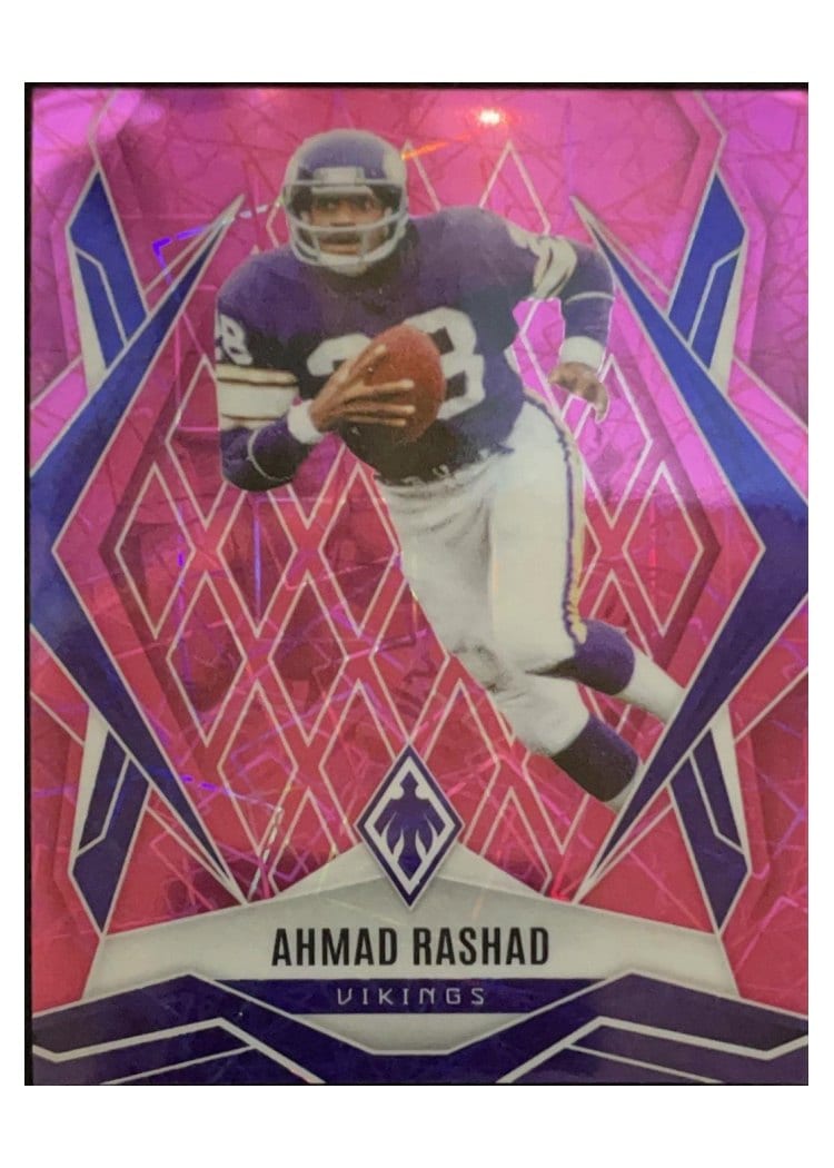 2025 Panini Phoenix Base Set Ahmad Rashad Pink Lazer #50 card