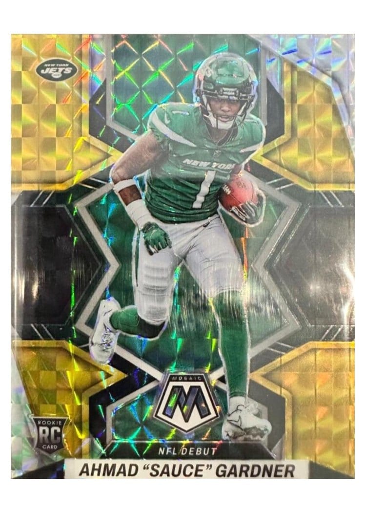 2022 Panini Mosaic Base Set Ahmad "Sauce" Gardner #289 card