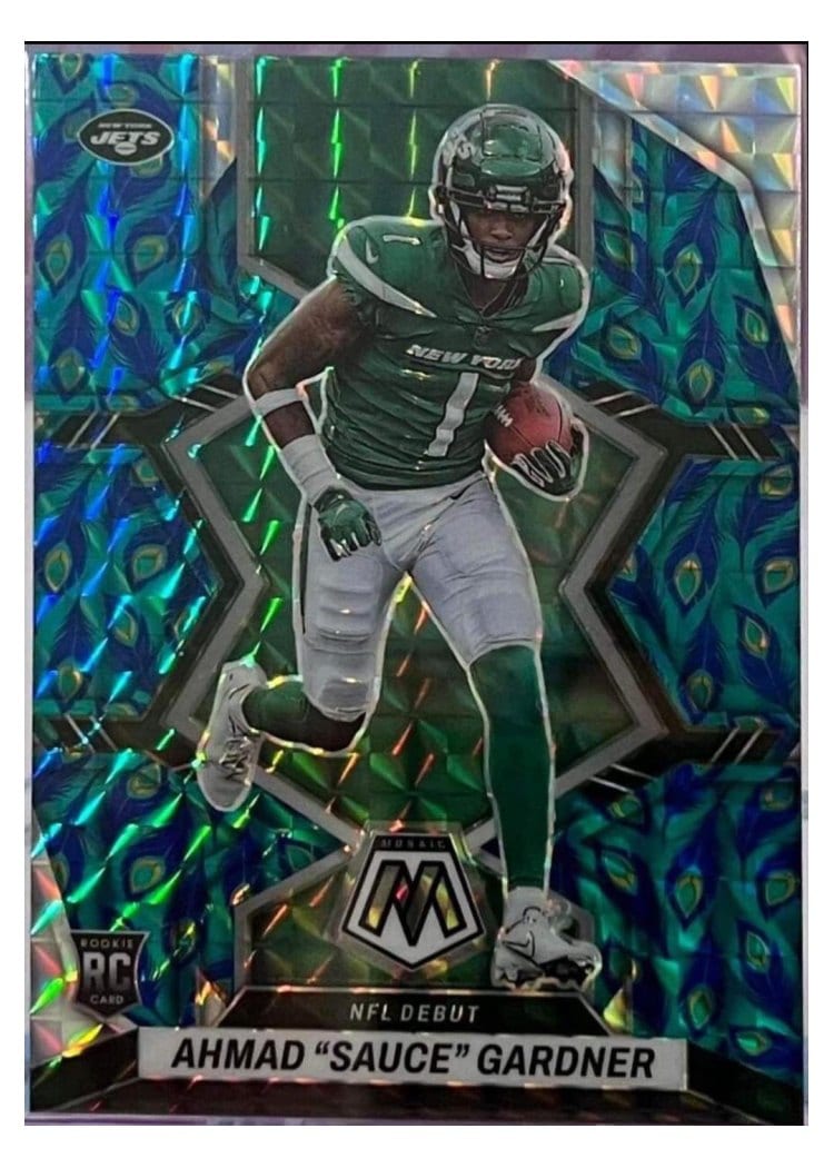 2022 Panini Mosaic Base Set Ahmad "Sauce" Gardner #289 card