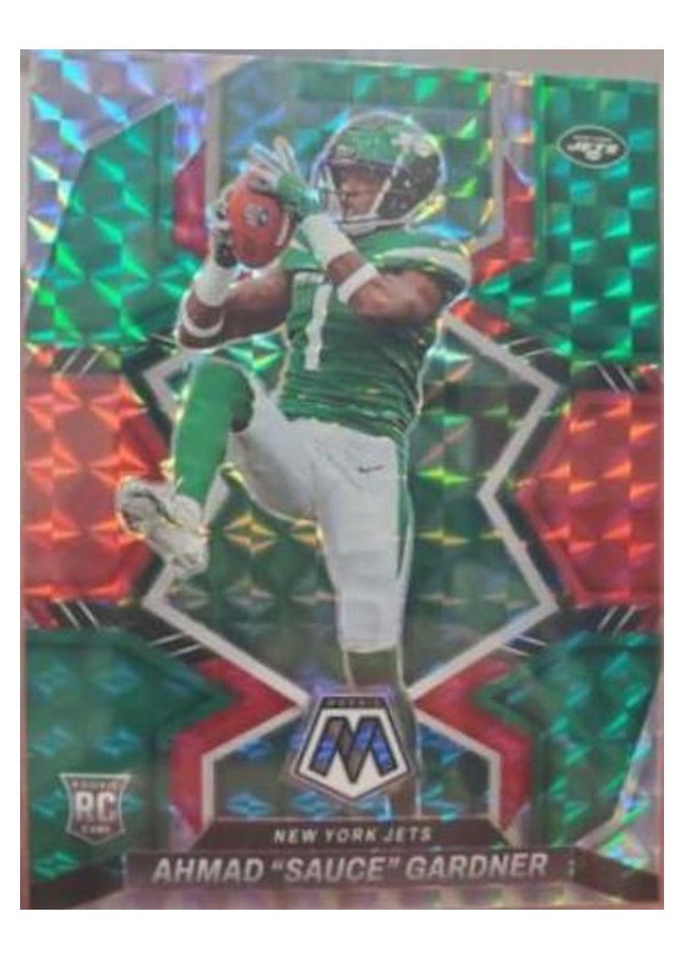 2022 Panini Mosaic Base Set Ahmad "Sauce" Gardner #289 card