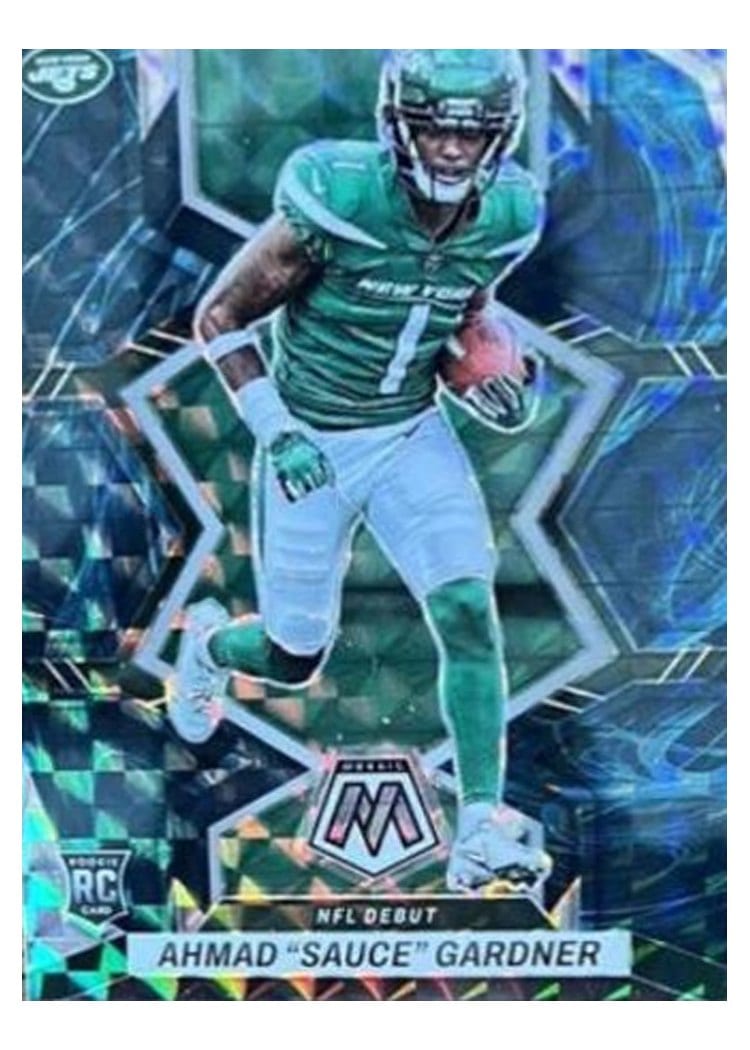 2022 Panini Mosaic Base Set Ahmad "Sauce" Gardner #289 card