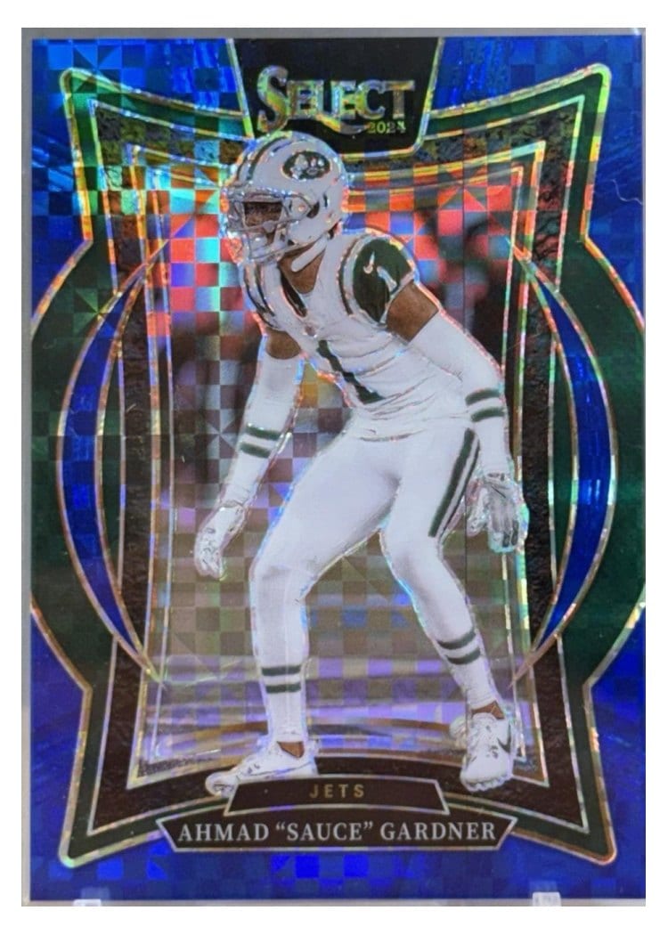 2024 Panini Select Base Set Ahmad "Sauce" Gardner Blue Prizm #93 card