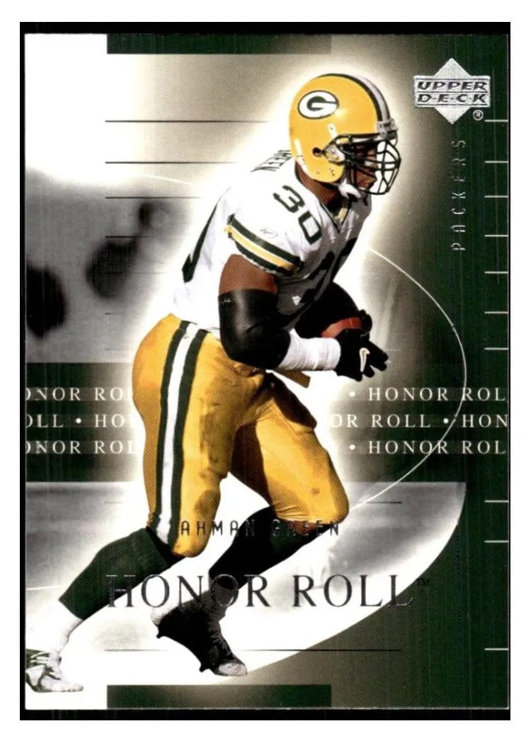 2002 Upper Deck Honor Roll Ahman Green #21 card