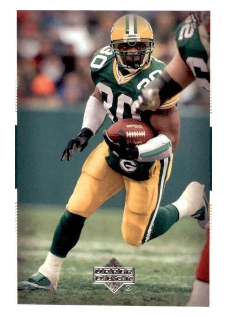 2003 Upper Deck Patch Collection Ahman Green #30 card