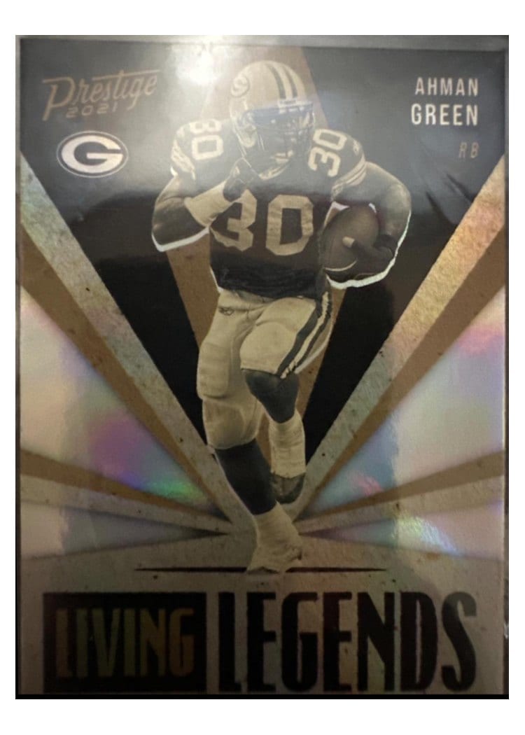 2021 Panini Prestige Living Legends Ahman Green #LL-15 card