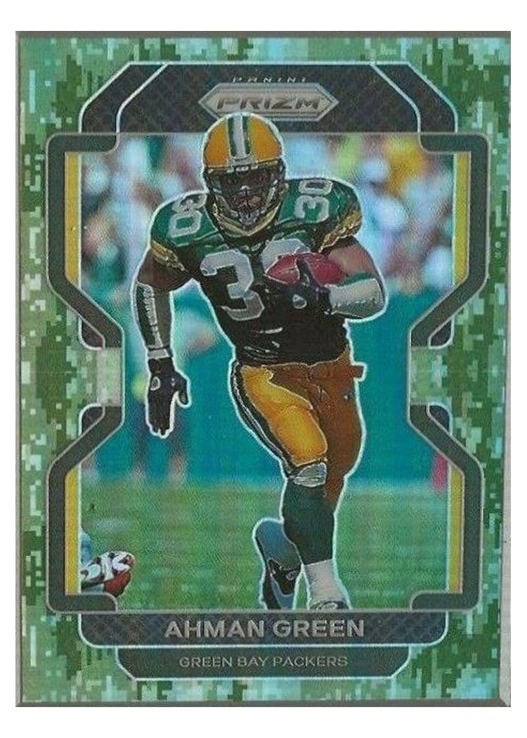 2021 Panini Prizm Base Set Ahman Green #145 card