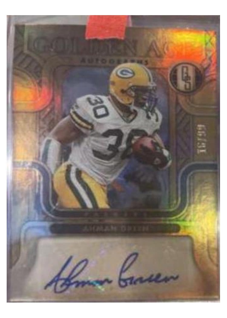 2022 Panini Gold Standard Golden Age Autographs Ahman Green #GAA-AGR card