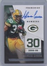 2022 Score Franchise Numbers Ahman Green #FN-AG card