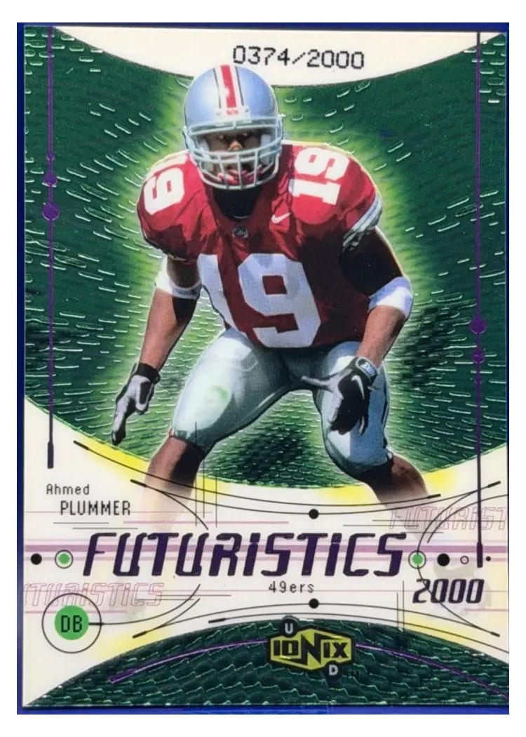 2000 Upper Deck Ionix Ahmed Plummer #61 card