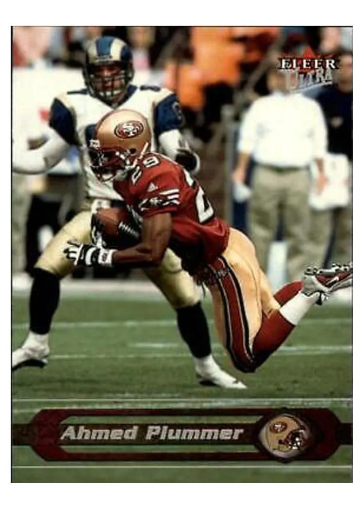 2002 Ultra Ahmed Plummer #62 card