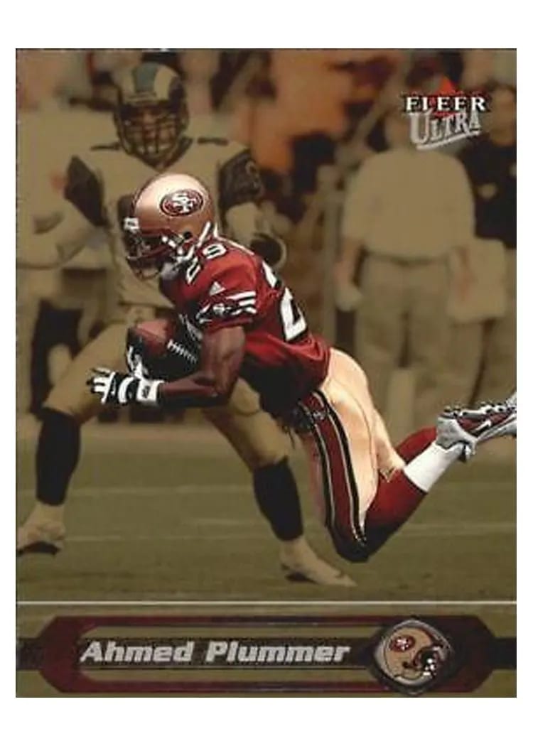 2002 Ultra Ahmed Plummer Gold Medallion #62 card