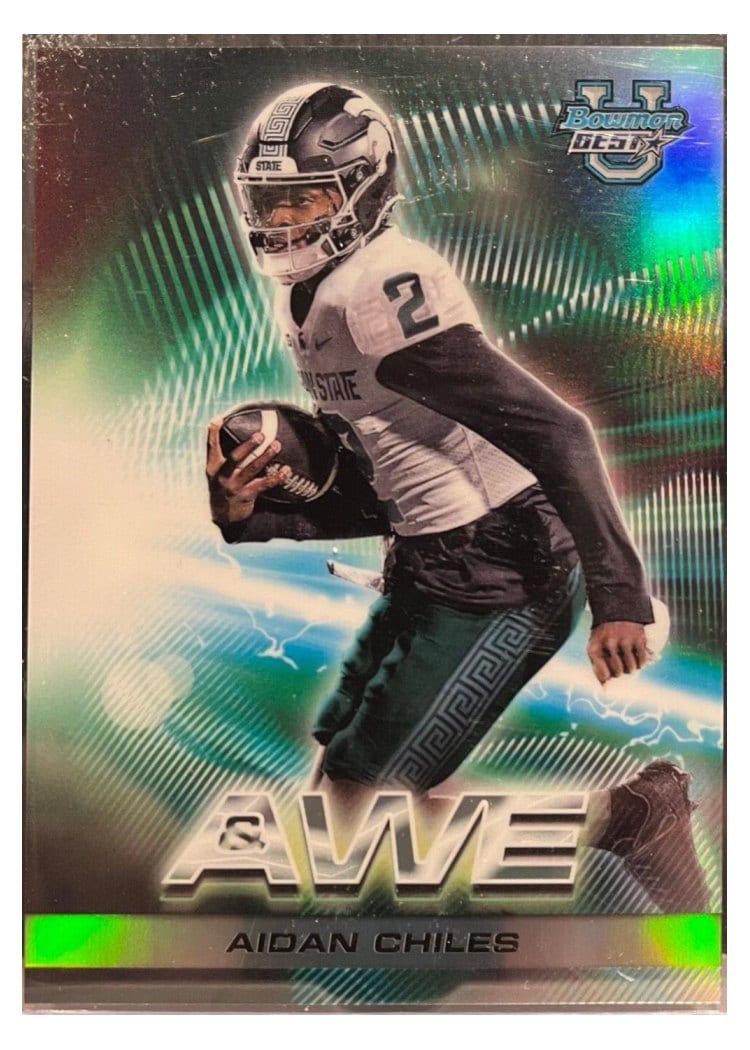 2024 Bowman University Best Shock & Awe Set Aidan Chiles #SA-7 card