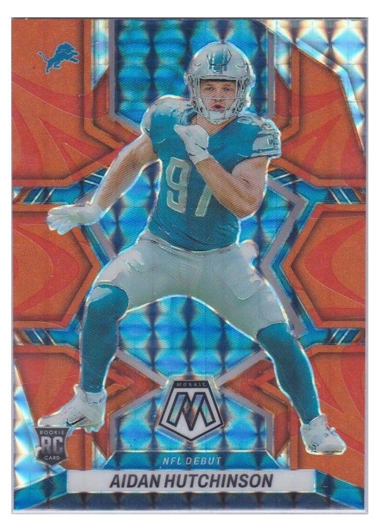 2022 Panini Mosaic Base Set Aidan Hutchinson #287 card