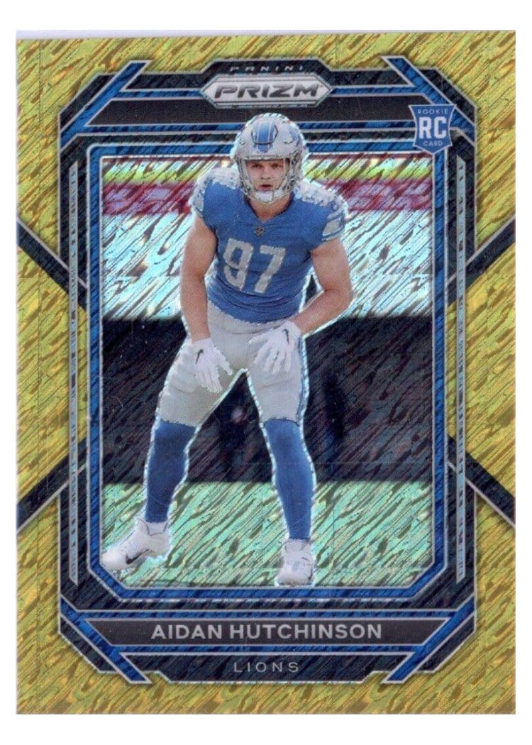 2022 Panini Prizm Base Set Aidan Hutchinson #340 card