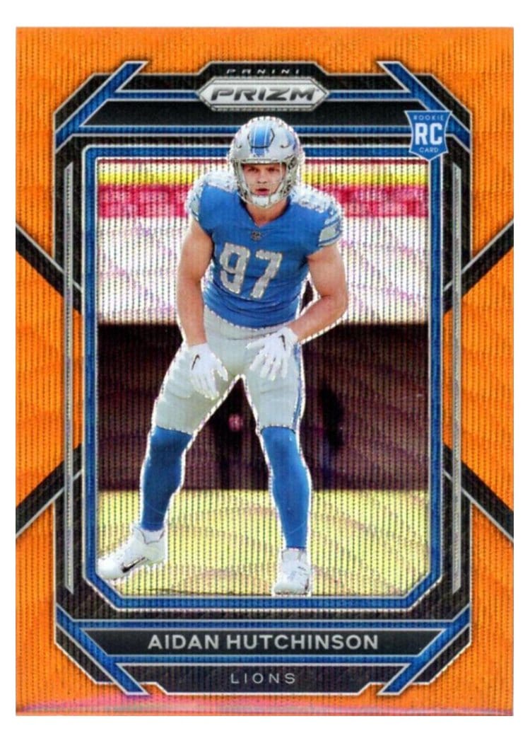 2022 Panini Prizm Base Set Aidan Hutchinson #340 card