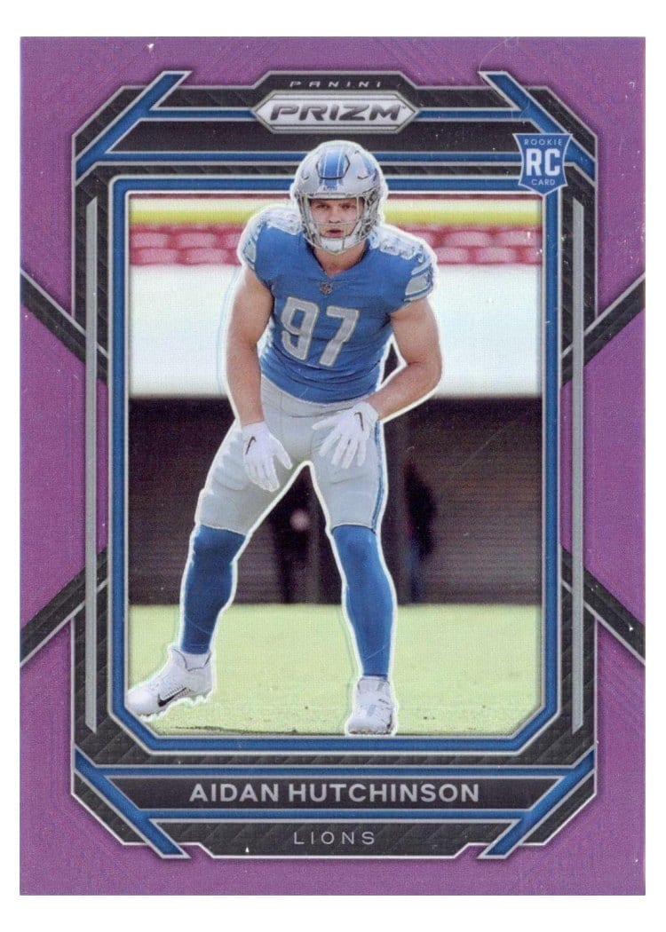 2022 Panini Prizm Base Set Aidan Hutchinson #340 card